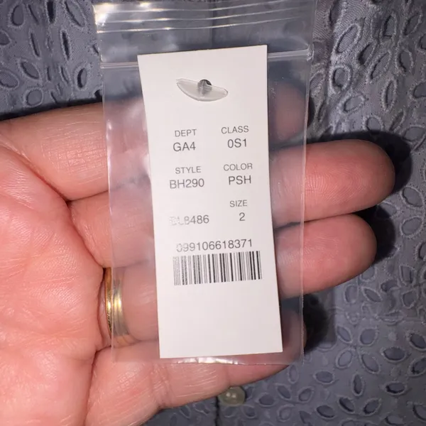 J.Crew Lavender Eyelet Button Front Midi Dress Womens 2 Event Sleeveless NWT - Image 6