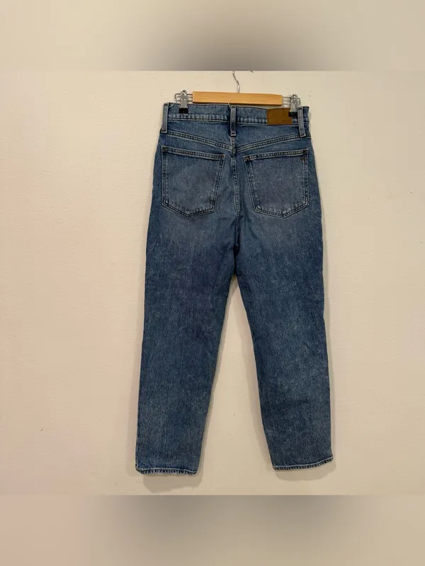 Madewell The Perfect Vintage Ripped Straight Jean 28 - Image 5