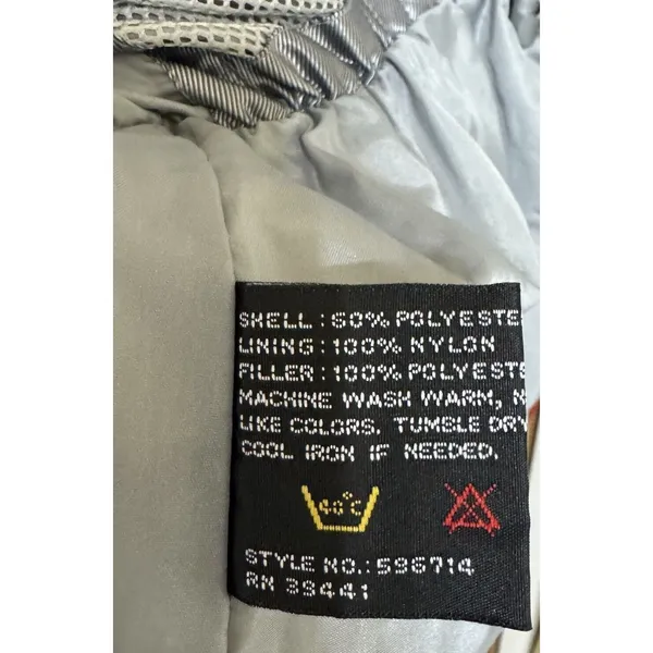 NWT Y2K‎ Inside Edge M Performance Pocket Quilted Outerwear Ski Winter coat - Image 5