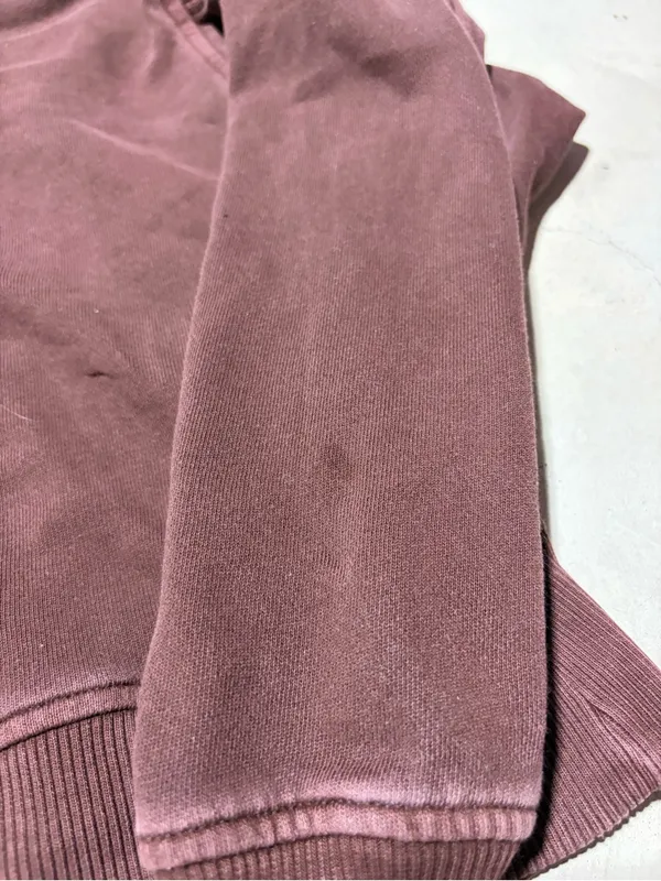 Aerie brown Women’s V-Neck Cropped sweatshirt medium - Image 2