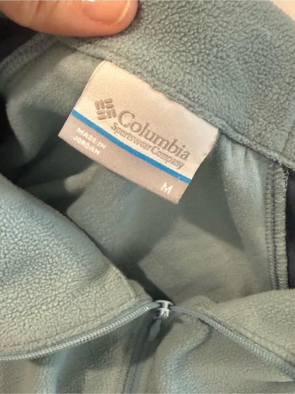 Columbia Women’s Two-Tone Fleece Quarter-Zip Pullover – Medium - Image 6