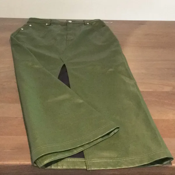 Anthropologie Midi Faux Leather Skirt Sz 4 NWT - Image 2