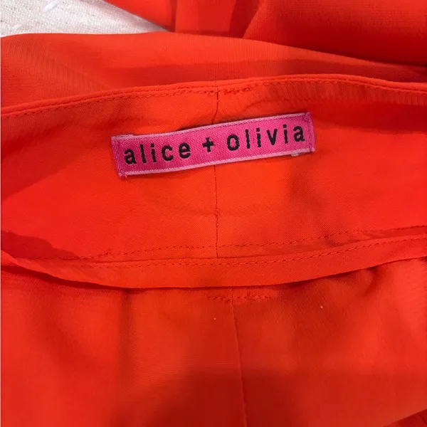 Alice & Olivia Red Pants - Image 3