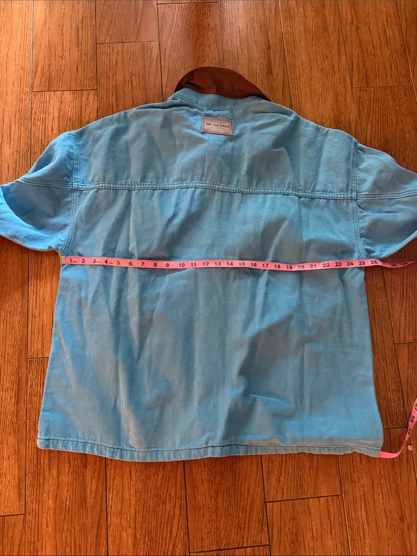 Free People Lemon Denim Jacket- size XL - Image 6
