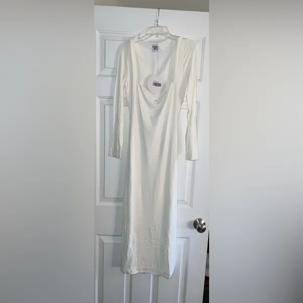 Princess Polly Nolan Midi Dress in White Size 8 New with tag - Image 6
