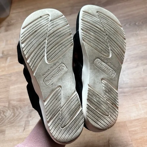 BARETRAPS | Women's Black White Agatha Zebra Striped Slide‎ Sandals, Size 6 - Image 6