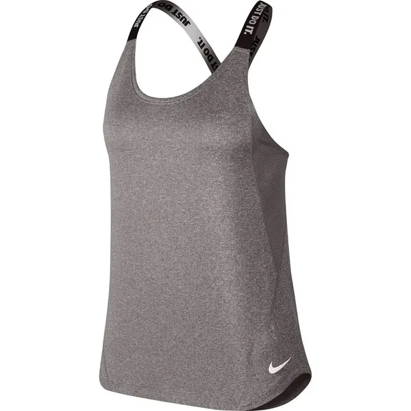 Nike Women’s Gray Dri-Fit Elastika Athletic Workout Fitness Gym Tank Sport M - Image 4