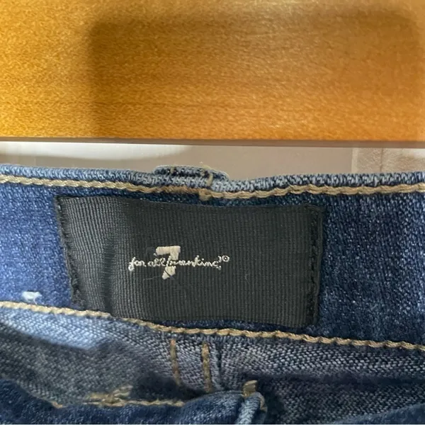 7 For All Mankind High Waist Slim Kick Jeans - Image 7