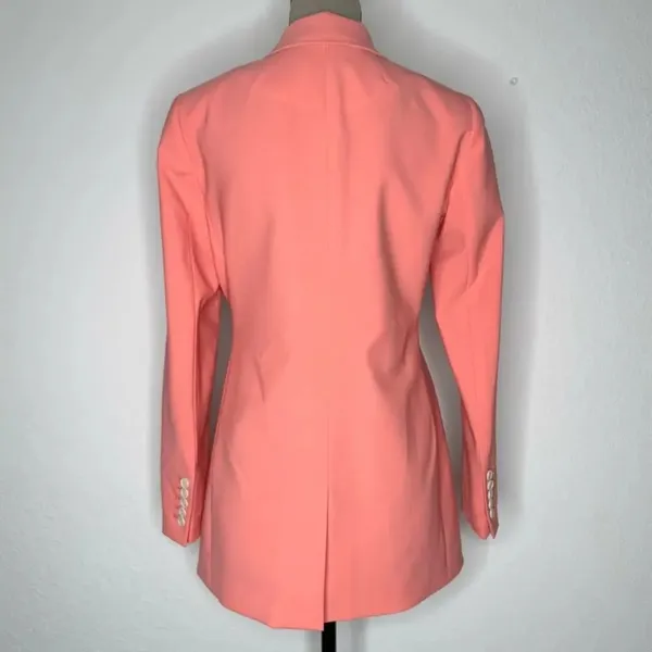 J. Crew Tollegno 1900 Italian Stretch Wool Long Parke Blazer #AJ897 Size 4 - Image 7