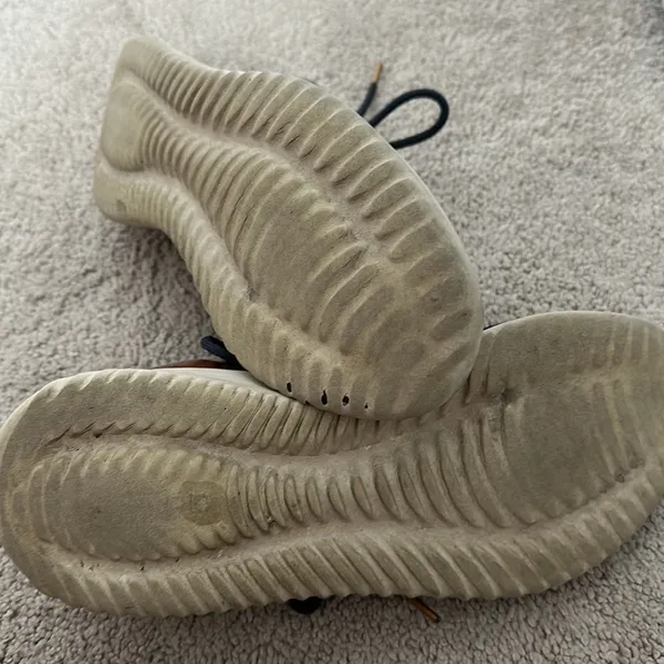 Addidas blue fabric sneakers - Image 4