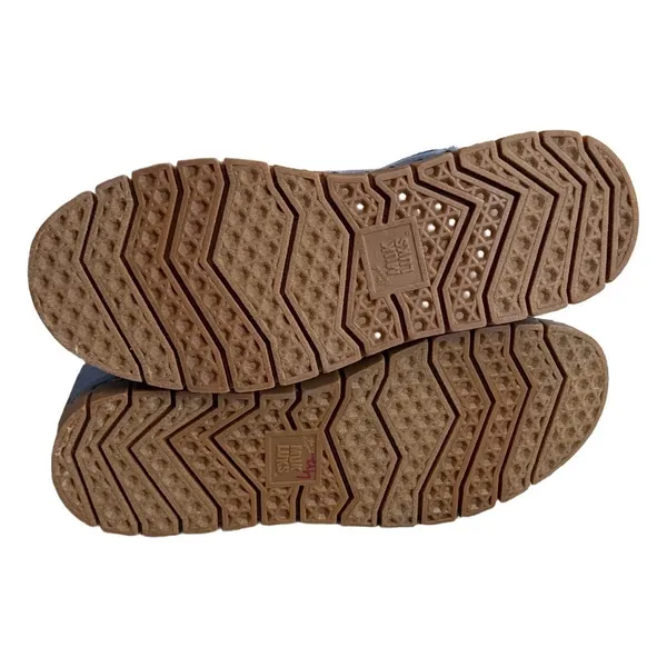MUK LUKS Light Blue Quilted Suede Faux Fur Lined Winter Boots Womens Size 7 - Image 5
