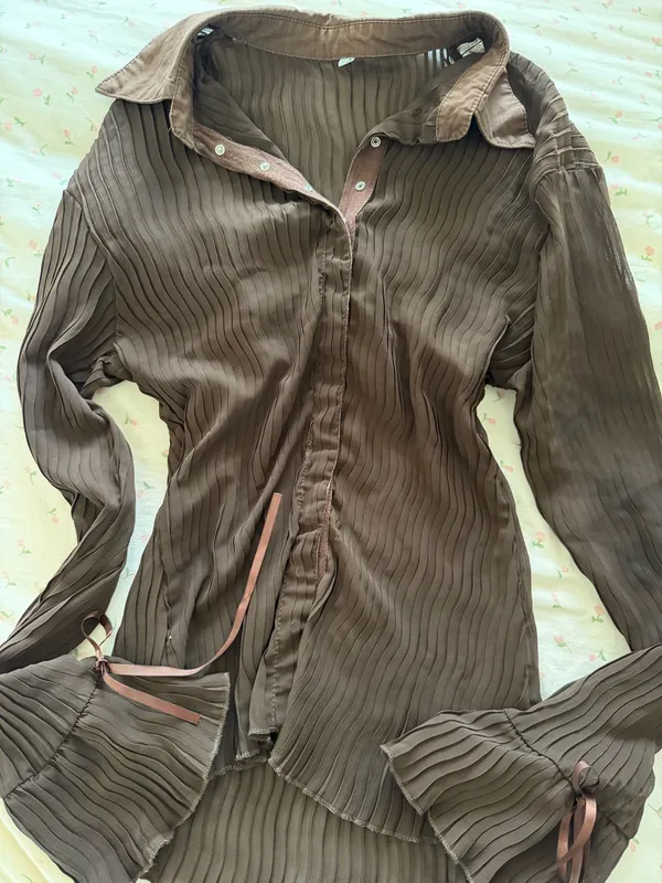 Brown Blouse - Image 2