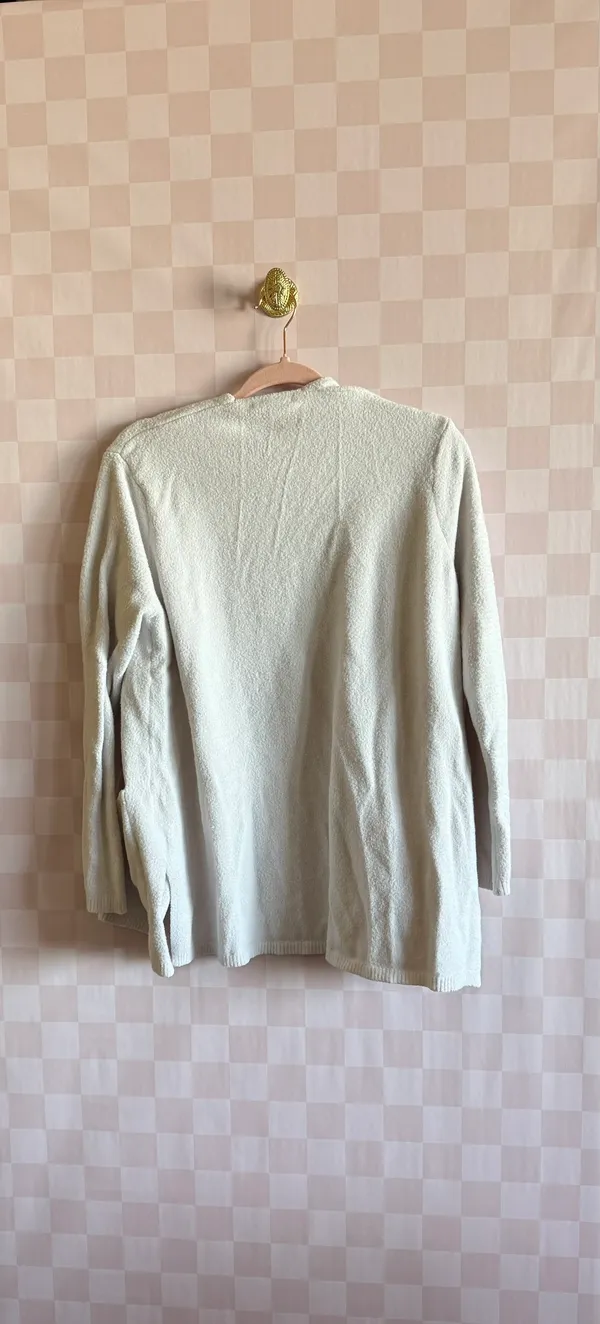 Cardigan White Size L - Image 4