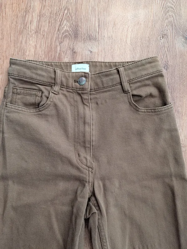 Aritzia Wilfred Free Brown Wide Leg Pants Size 2 - Image 2