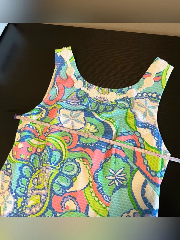 Lilly Pulitzer Delia Shift‎ Dress Conch Republic Multi Blue Green Pink 2 NWT - Image 11