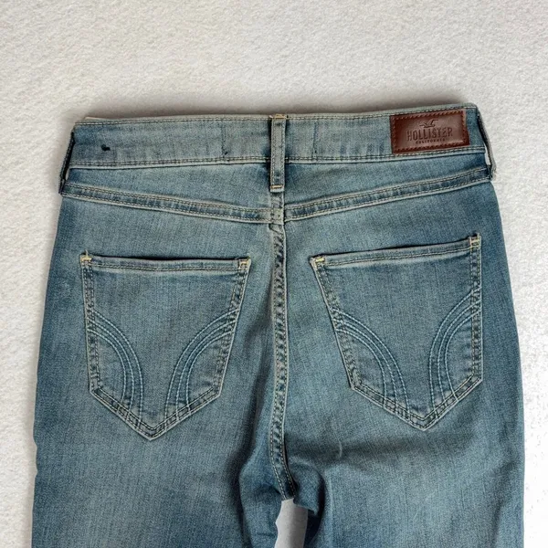 Hollister High Rise Super Skinny Jeans Women’s Size 0 24x30 Distressed NWT Y2K - Image 4
