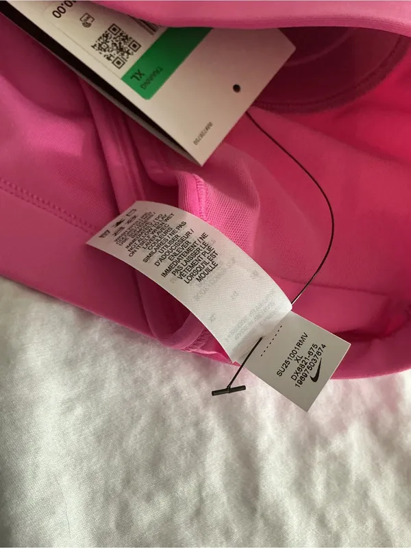Nike Dri-FIT Swoosh Medium Support Sports Bra Pink XL NWT - Image 4
