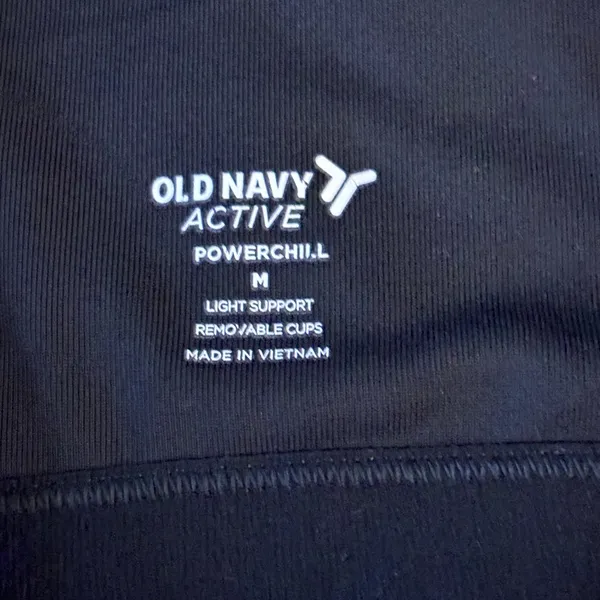 Old Navy Crop Top Women’s Size M Black One-Shoulder Crop Top - Image 4