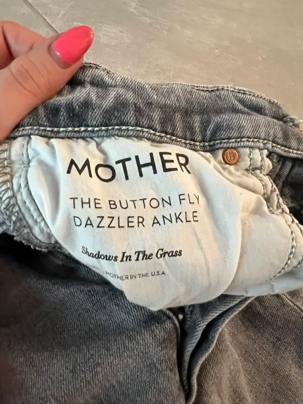 Mother The Button Fly Dazzle Jeans - Image 8