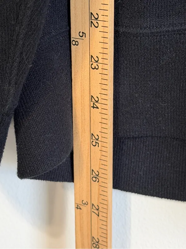 Ralph Lauren Oversized Pullover Sweater XL Shawl-Collar Black - Image 9