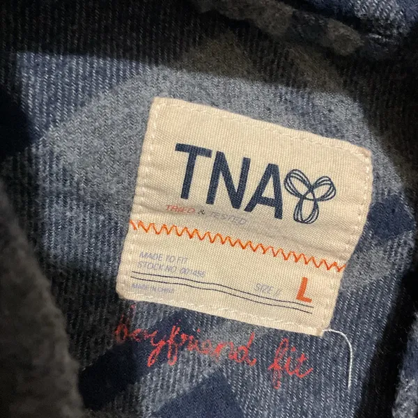 TNA ARITZIA boy friends fit buttons up shirt hooded:Box L04: - Image 6