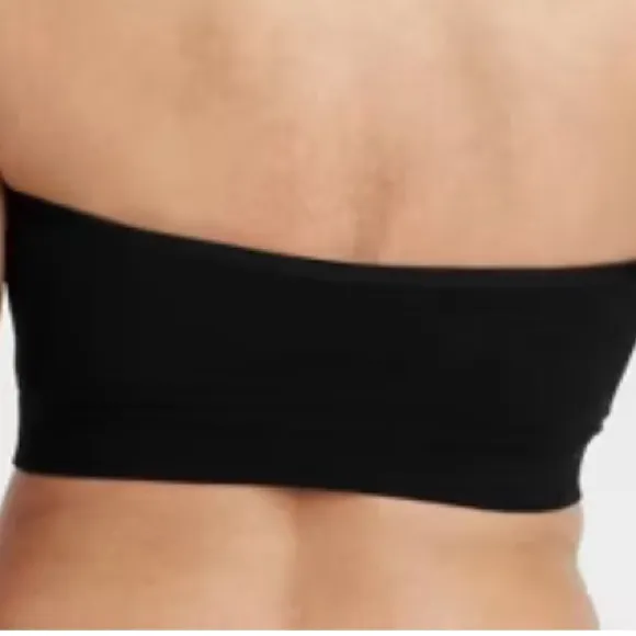 Target Auden black Strapless Bandeau Top bra - Image 2