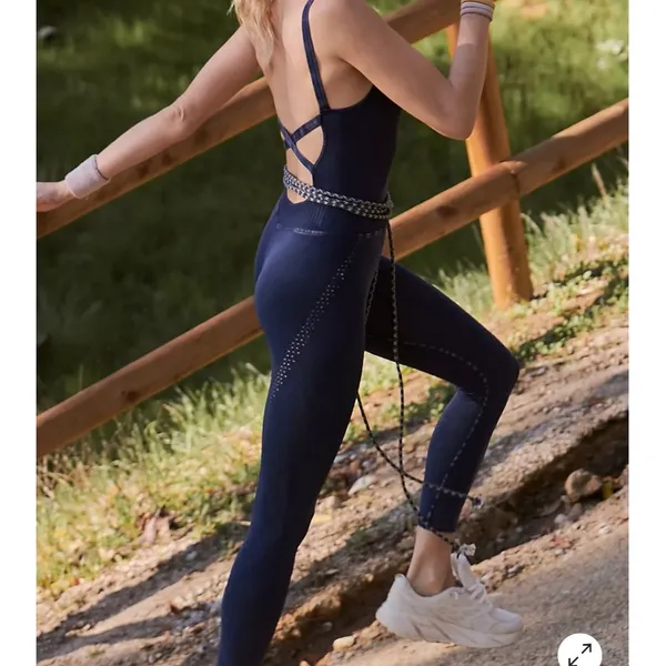 Free people good karma deepest navy onesie - Image 4