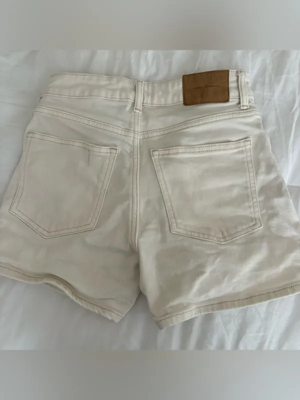 H&M Cream denim shorts - Image 3
