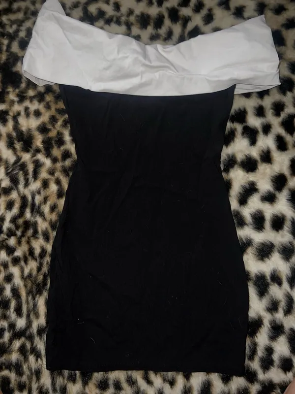 Black white bow dress ego  - Image 2