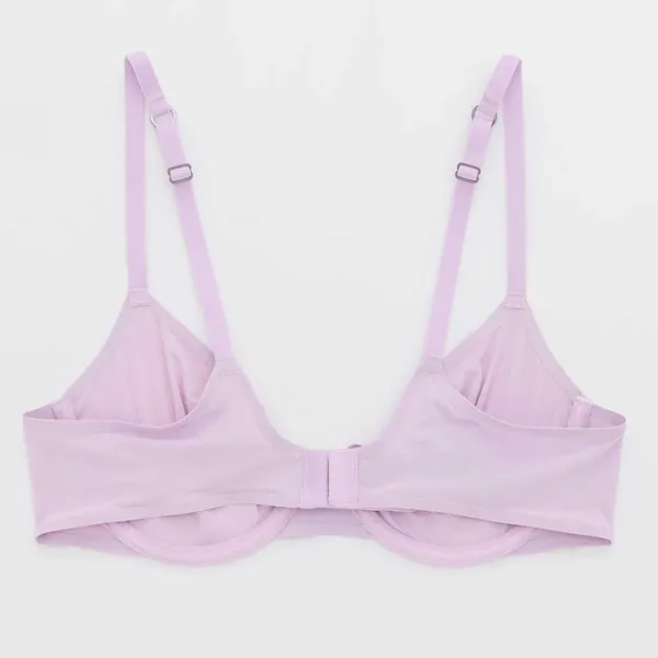 Aerie New SMOOTHEZ Microfiber Underwire Unlined Bra Lavender Lake Size 36C - Image 6