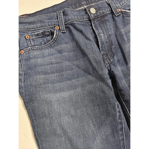 Women 7 For All Mankind Bootcut Jeans Blue Size 31 - Image 6