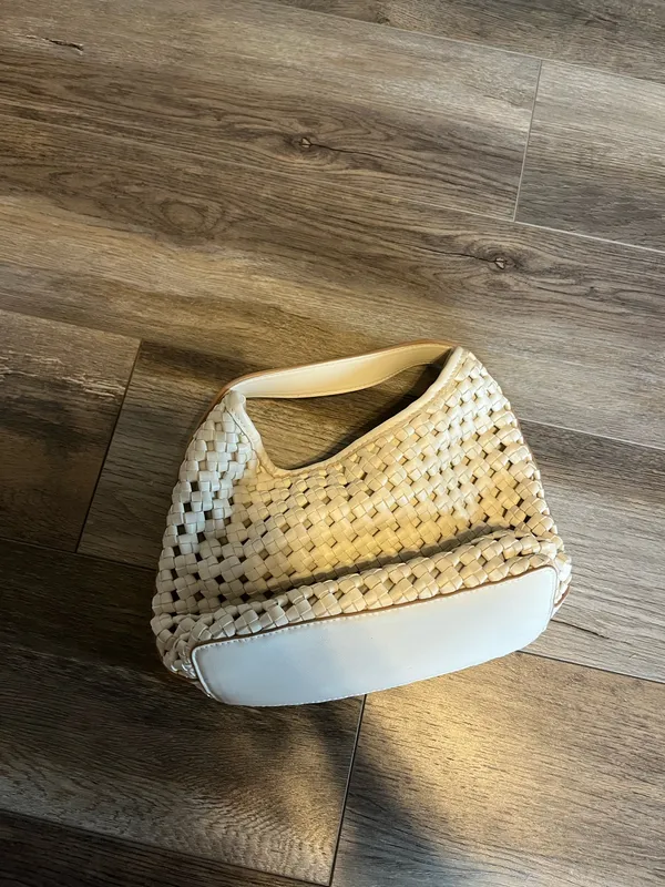 A New Day Mini Slouchy Handbag Basket Weave Pattern - Image 5