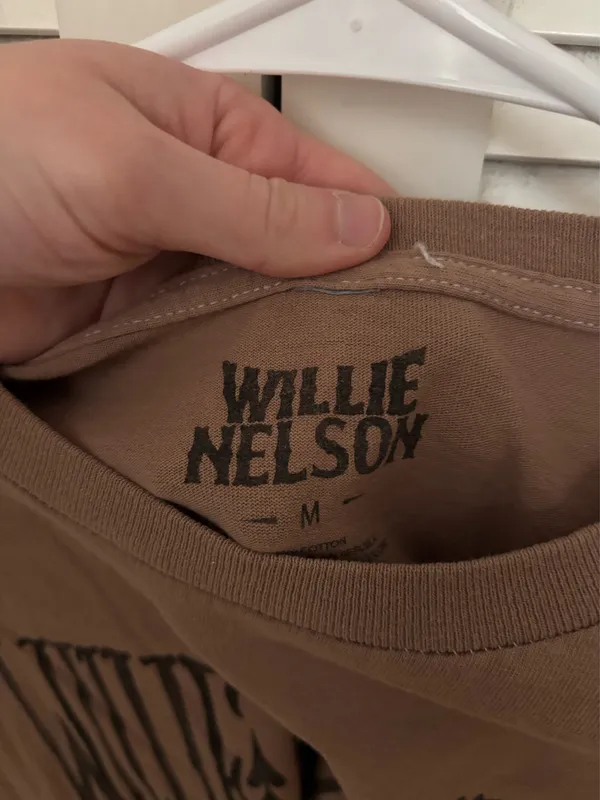 Oversized Willie Nelson T shirt Brown Size M - Image 3