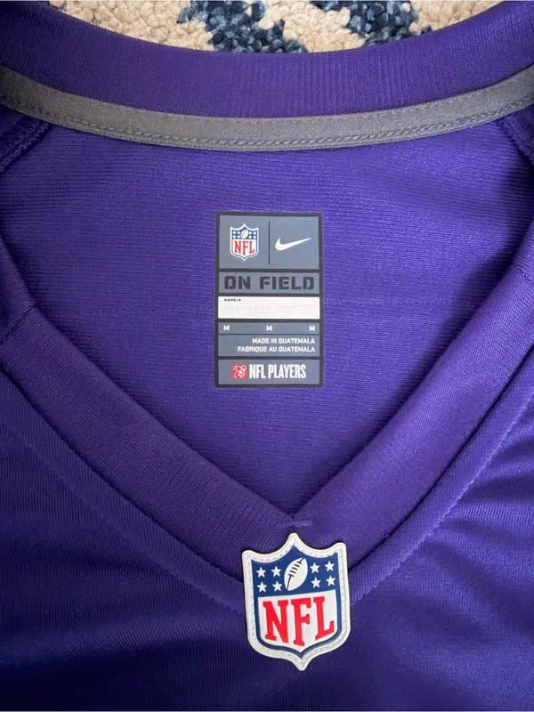 Nike Baltimore Ravens Joe Flacco #5 Women’s On Field Jersey Purple M - Image 3