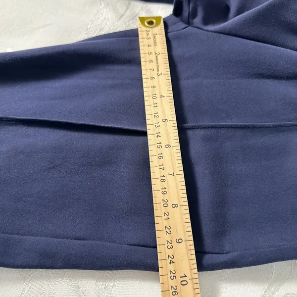 Lilly Pulitzer Size-S Women's Pants Ponte Travel Midnight Navy Pull On - Image 7
