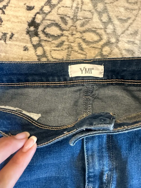 YMI Jeans Distressed Jean Skirt - Image 2