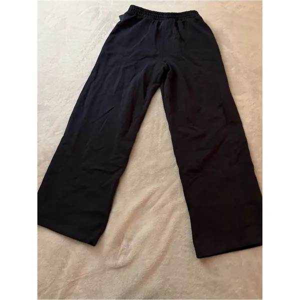 Parke x Target high rise wide leg cotton sweatpants in Navy Blue Size Small NWT - Image 8