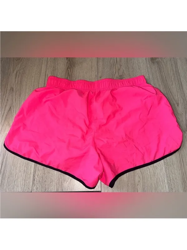 Victoria’s Secret sport vsx Women’s Hot Pink Athletic Shorts with Black Trim - Image 2