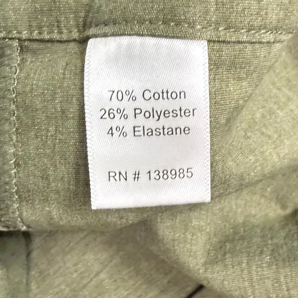 Purnell Work Wear Olive Green Slub Cotton Overalls Women's size 6 NEW Tags - Image 5