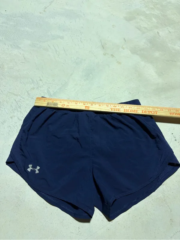 Under Armour Navy Women's Athletic Running Shorts small - Image 4