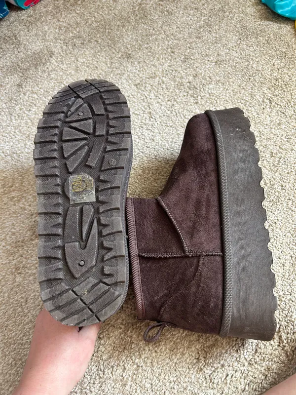 Platform slippers Brown Size 9 - Image 7