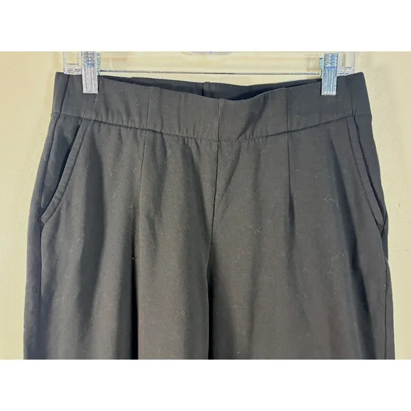 Torrid Super Soft‎ Fleece Wide Leg Pants Black Plus Size 00 (M/L) - Image 2