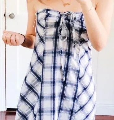 Somedays Lovin strapless gingham dress NWT - Image 2