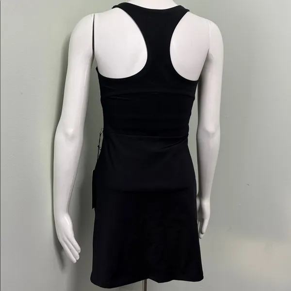 NWT Girlfriend Collective Paloma Black Racerback Dress Small - Image 8