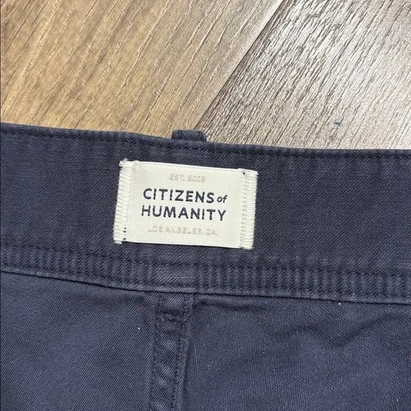 Citizens of Humanity Agni Utility Trouser Pants in Washed Marine 28 navy blue - Image 5