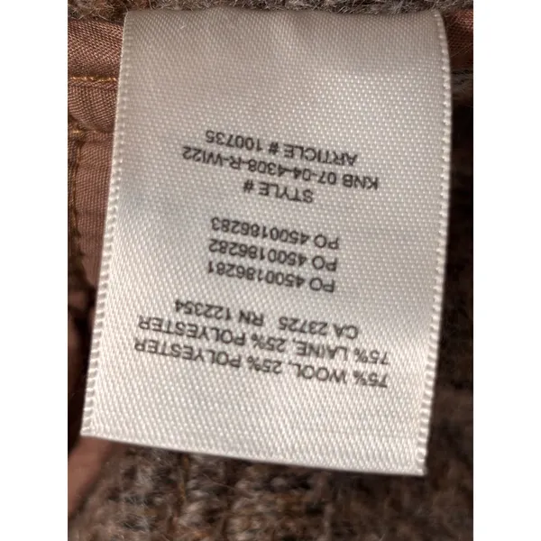 Aritzia Wilfred Free The Ganna Shirt Jacket Plaid Brown Tan Oversized Shacket - Image 10