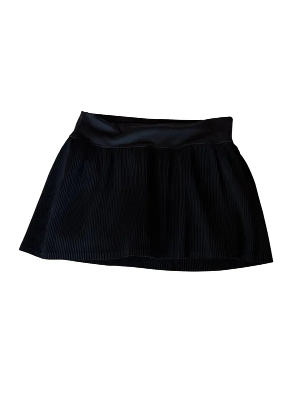 All In Motion Micro Pleated Active Mini Skort - Size Medium, Black, Like New - Image 3