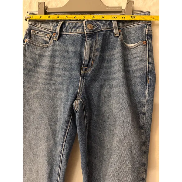 American Eagle Stretch Straight Leg Jeans Womens 000‎ Medium Wash Blue Denim NWT - Image 2