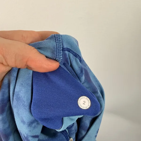 Lululemon Align Super High Rise Bike Short 10" Game‎ Day Blue Gym Yoga Womens 2 - Image 6