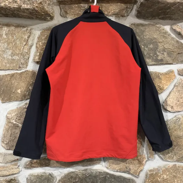 Patagonia Red/Black Two Tone  Zip Up Coat Jacket Windshield Jacket - Image 7
